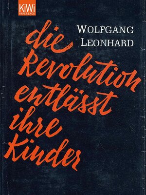 cover image of Die Revolution entlässt ihre Kinder